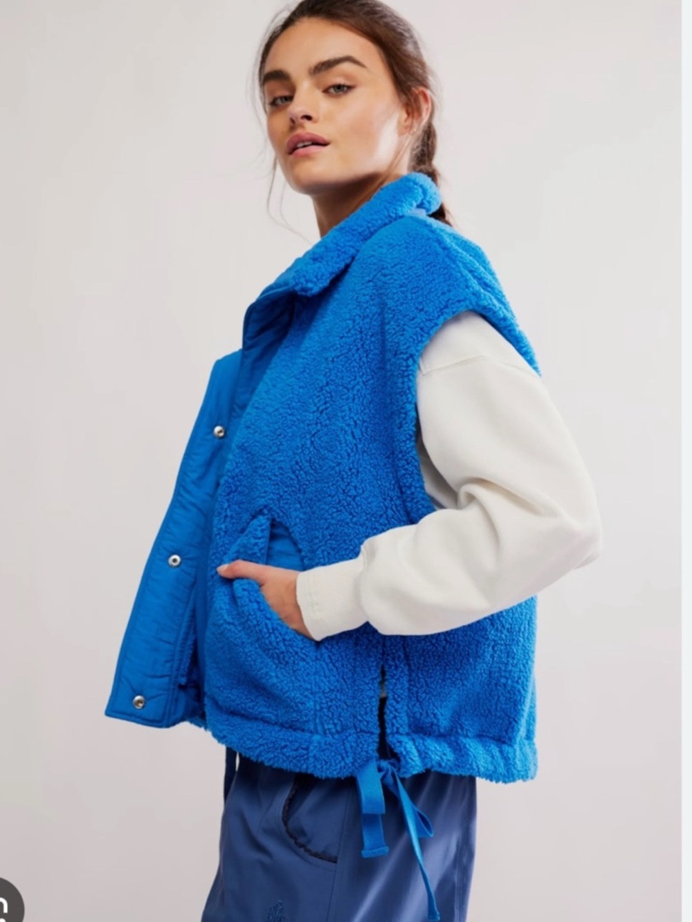 Free People “Scout it out” fleece Vest - Picture 2 of 6